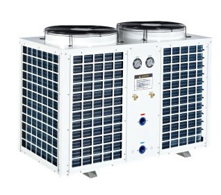 常温型泳池系列热泵机组10-15匹机型(顶出风)
